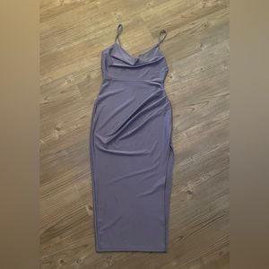 Q U.S.A Satin Purple Dress